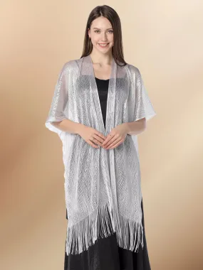 2025 Sheer Pashmina Tassel Wedding Shawl Long Thin Scarf