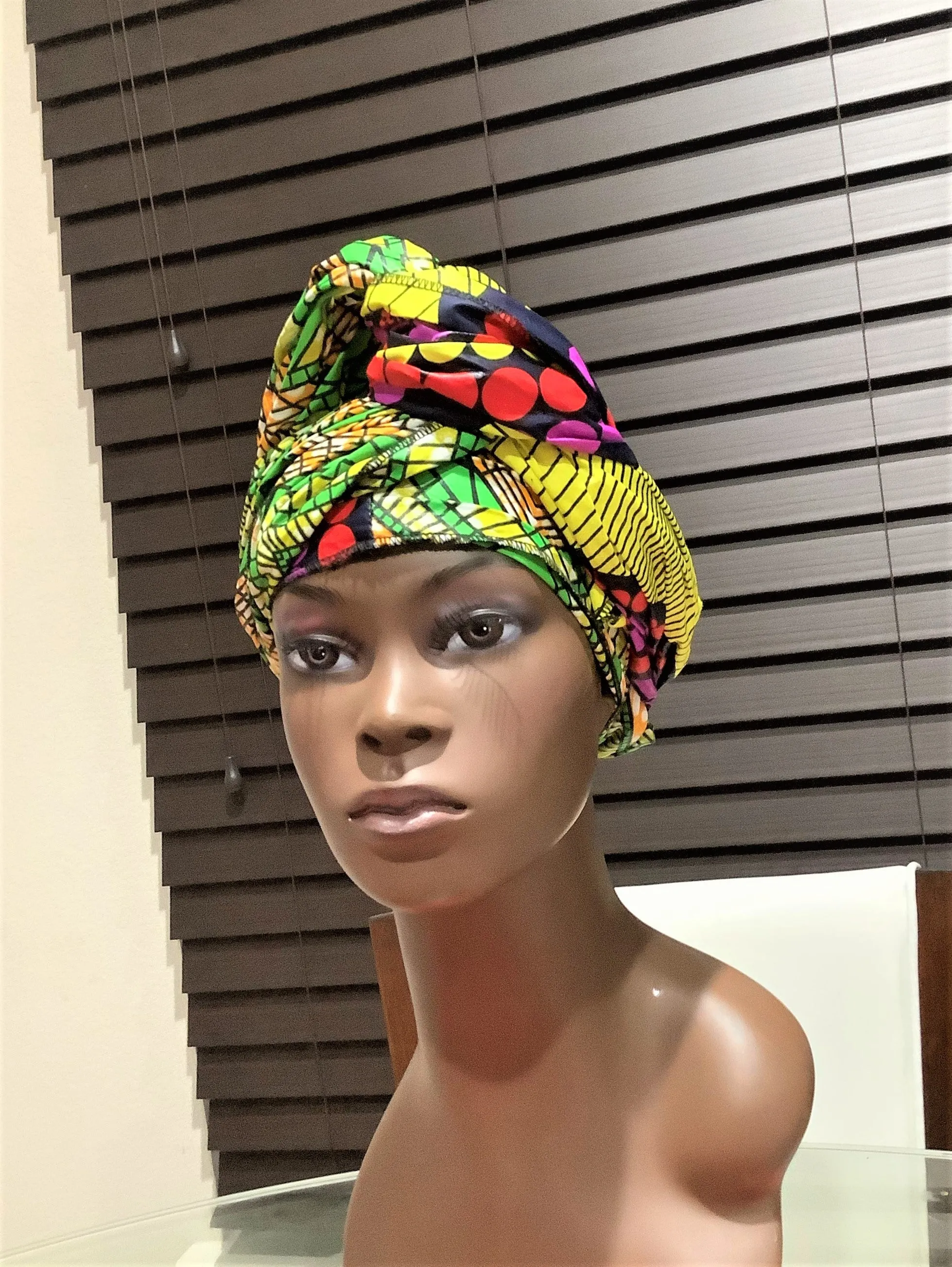 African Style- Waxprint Head Scarf /Tie