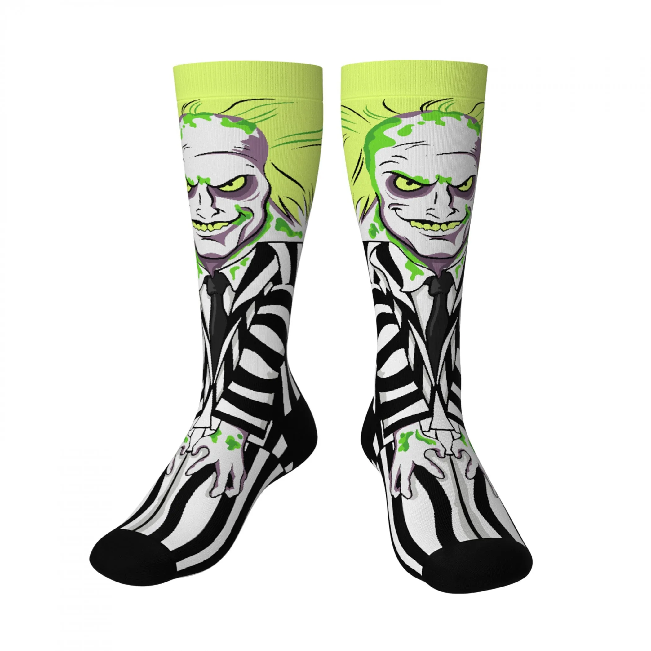 Beetlejuice Crossover Crew Socks