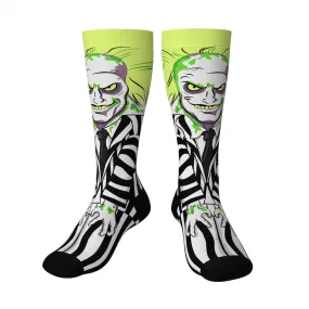 Beetlejuice Crossover Crew Socks