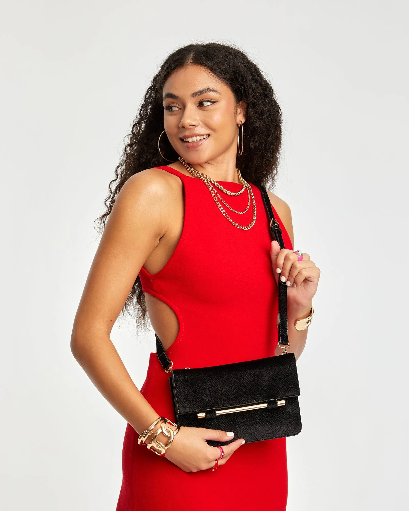 Black Gracie Bag Clutch Bag
