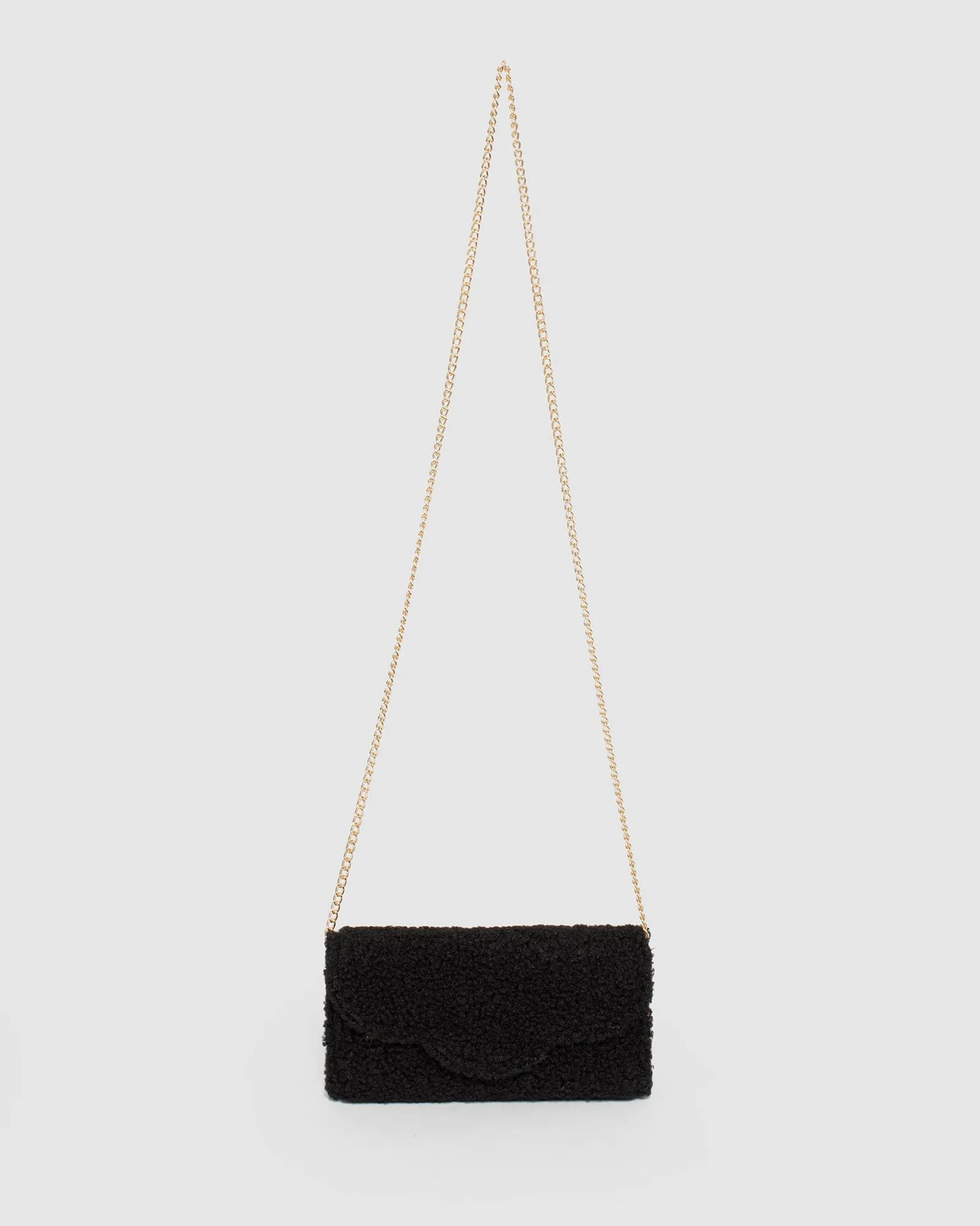 Black Verna Clutch Bag