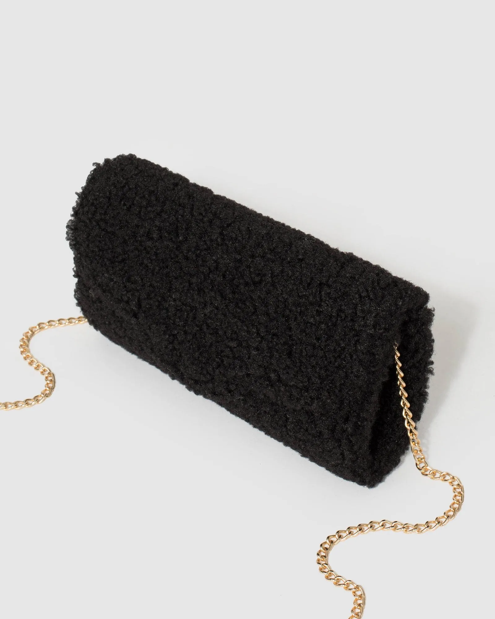 Black Verna Clutch Bag