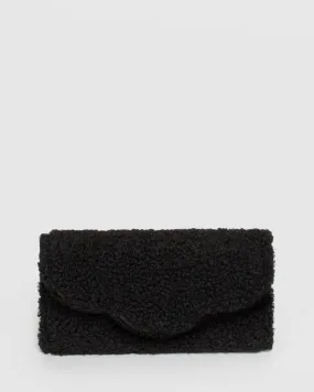 Black Verna Clutch Bag