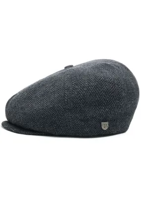 Brixton Brood Snap Cap Grey Black
