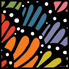 Chiara Coco Abstract/black/white spots  CC174-1 70cm