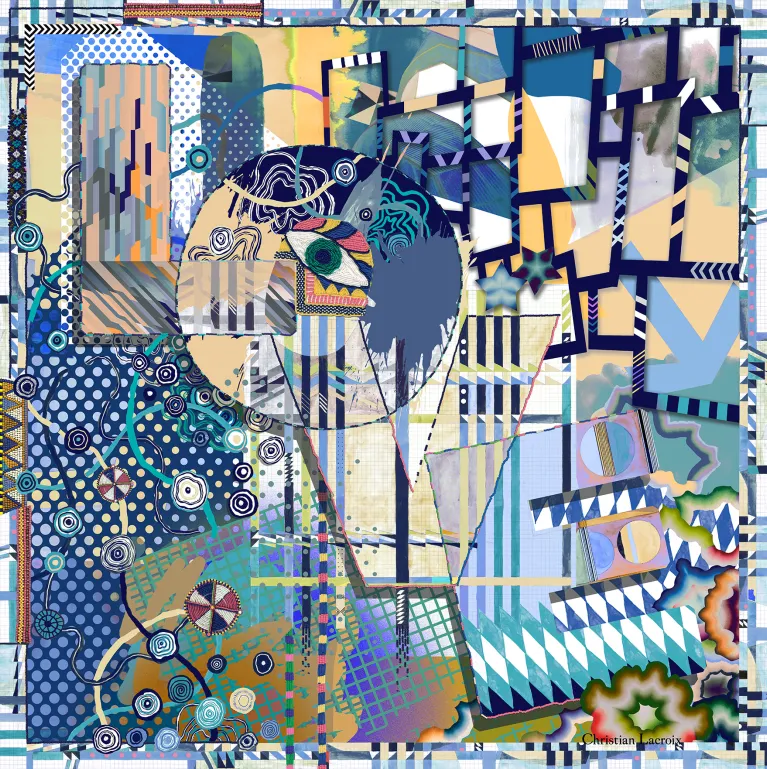 Christian Lacroix Art love blue  CL180-3 70cm