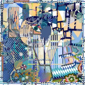 Christian Lacroix Art love blue  CL180-3 70cm