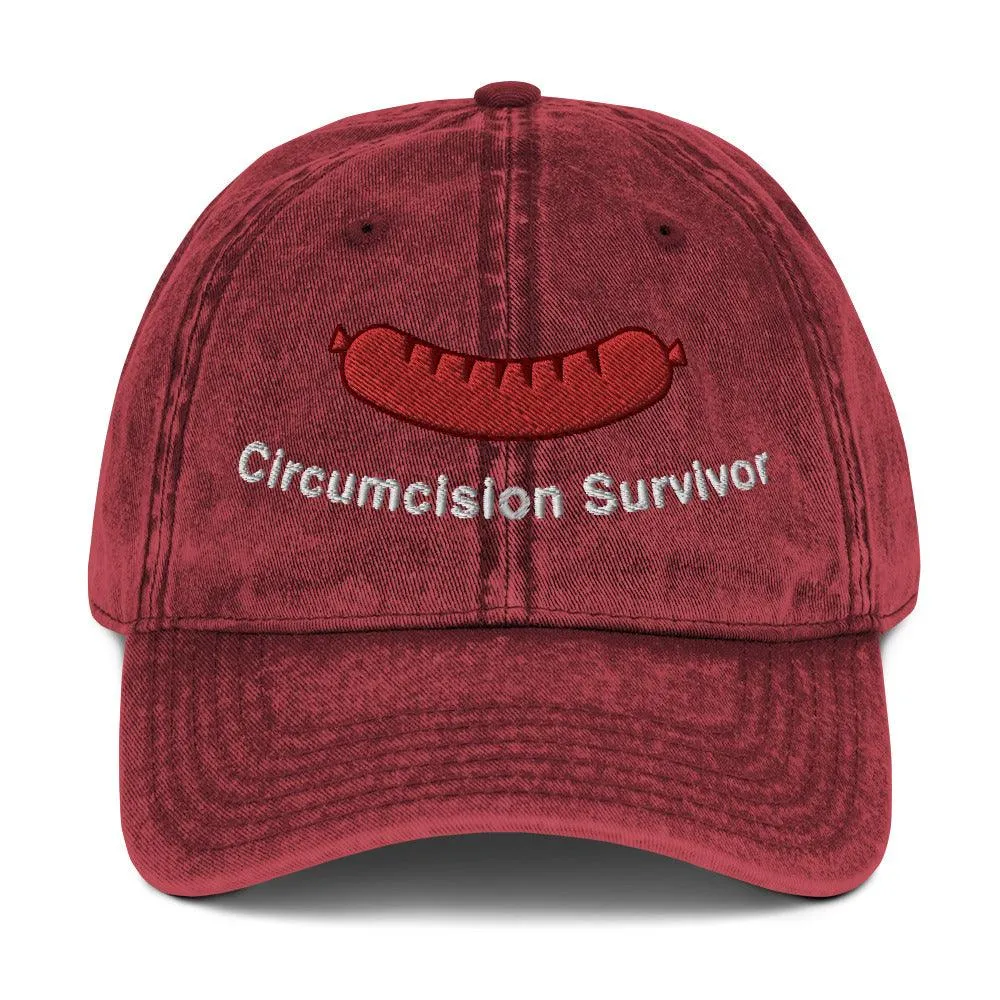 Circumcision Survivor Vintage Cotton Twill Cap