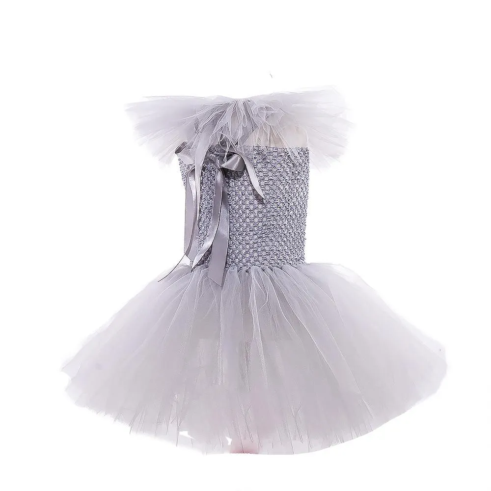 Clown Girls Dress Mesh Dress Set Children's Halloween Costume Wholesale