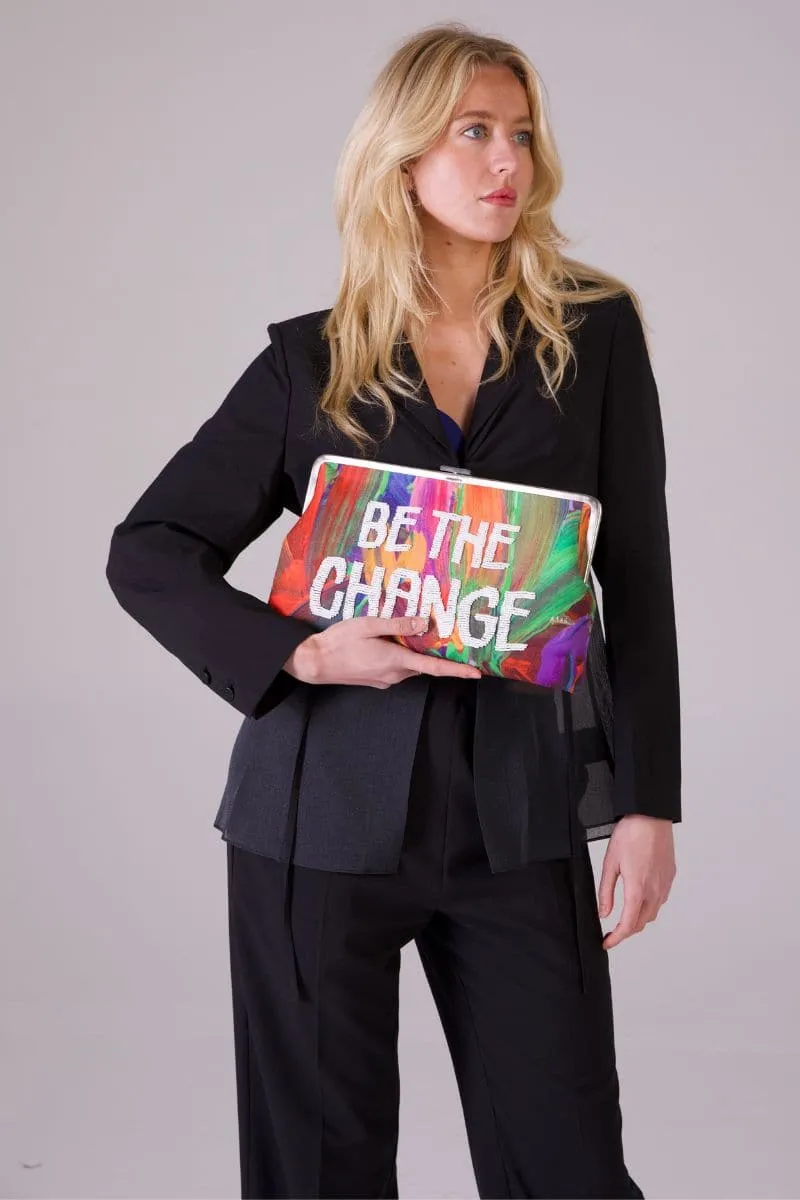 CULT MIA X SARAH'S BAG BE THE CHANGE CLUTCH