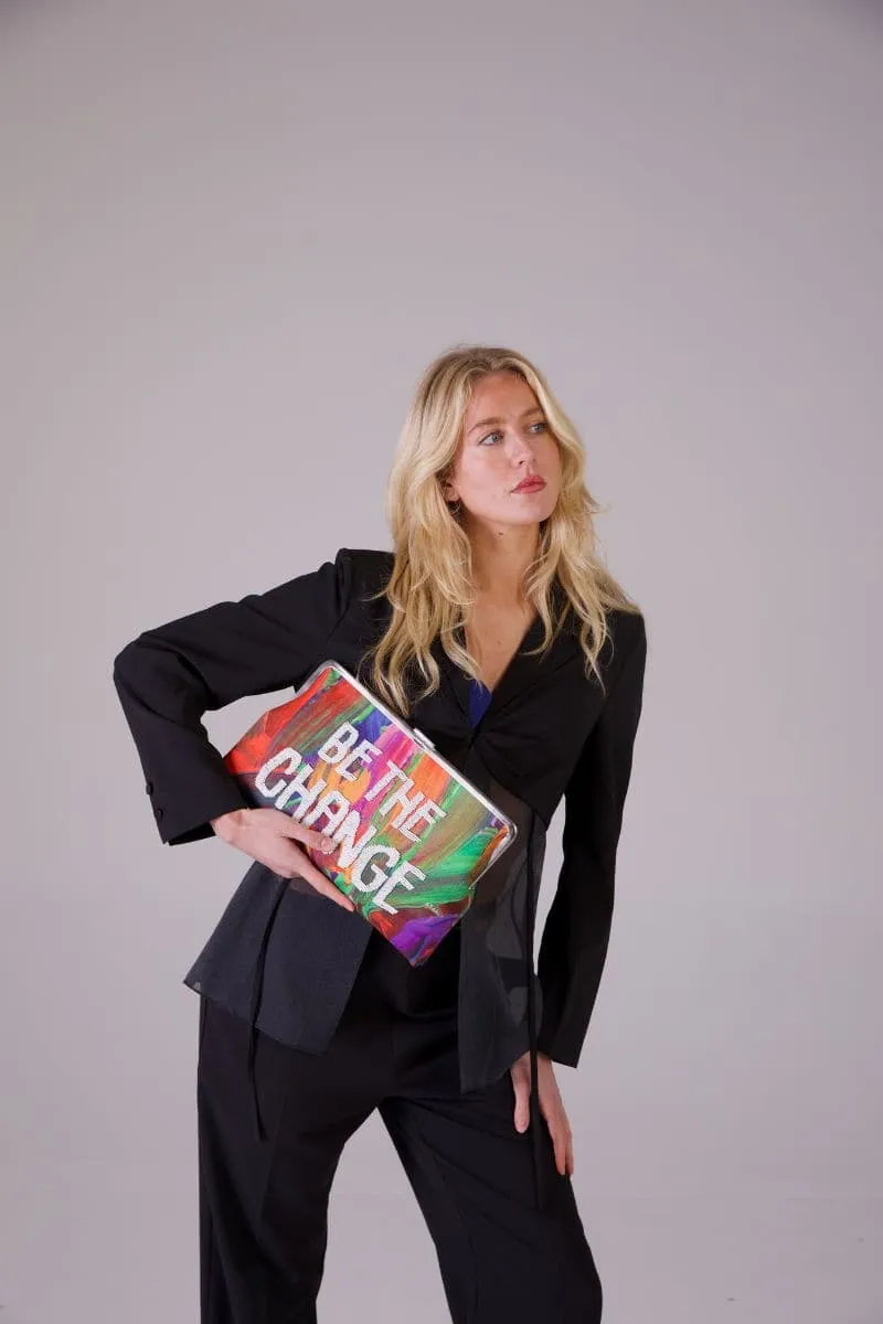 CULT MIA X SARAH'S BAG BE THE CHANGE CLUTCH