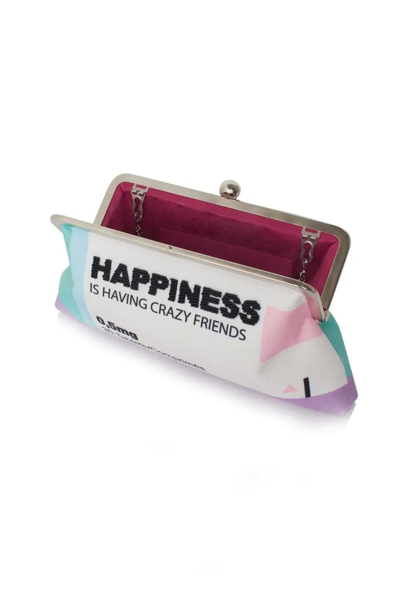 CULT MIA X SARAH'S BAG HAPPINESS HAND-BEADED CLUTCH