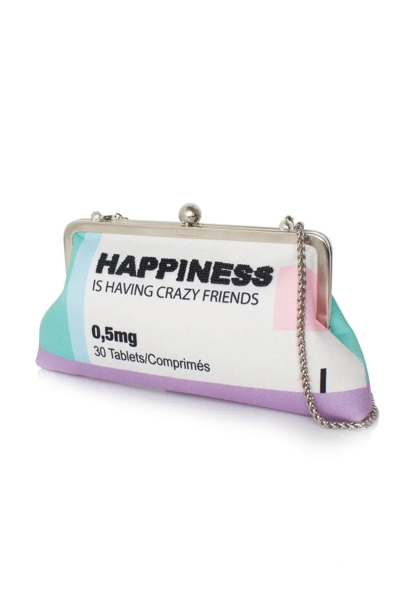 CULT MIA X SARAH'S BAG HAPPINESS HAND-BEADED CLUTCH