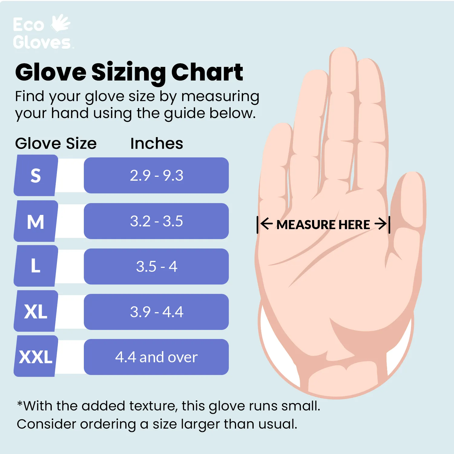 Eco Gloves Biodegradable Nitrile Gloves (4.0 Mil) - BLUE VIOLET (100 gloves/box)