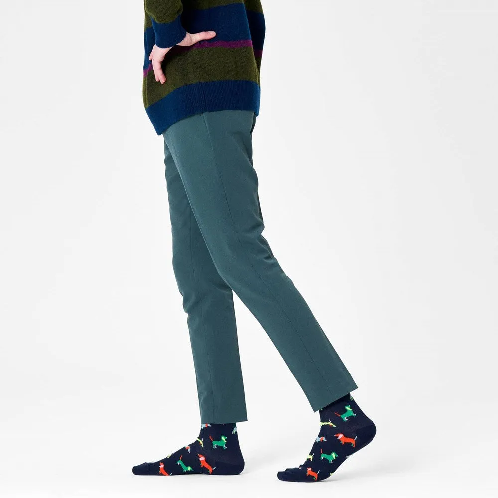 Happy Socks: Puppy Love Sock Navy