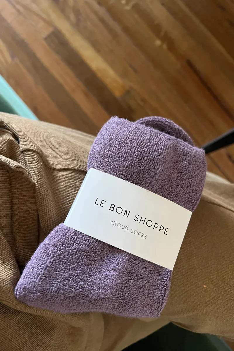 Le Bon Shoppe | Cloud Socks | Plum