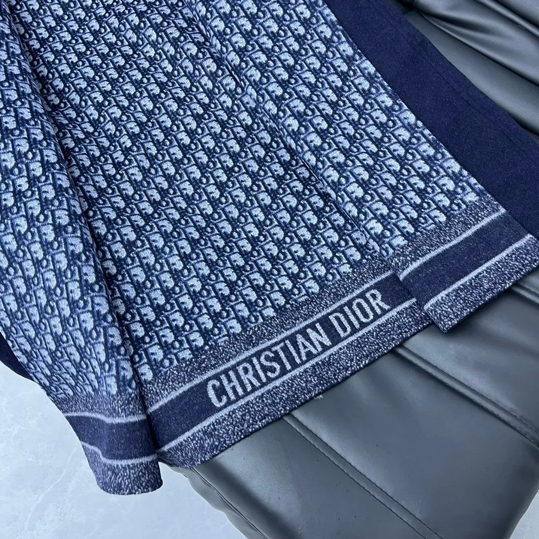 Luxury Christian Dior  Wrap Coat 002