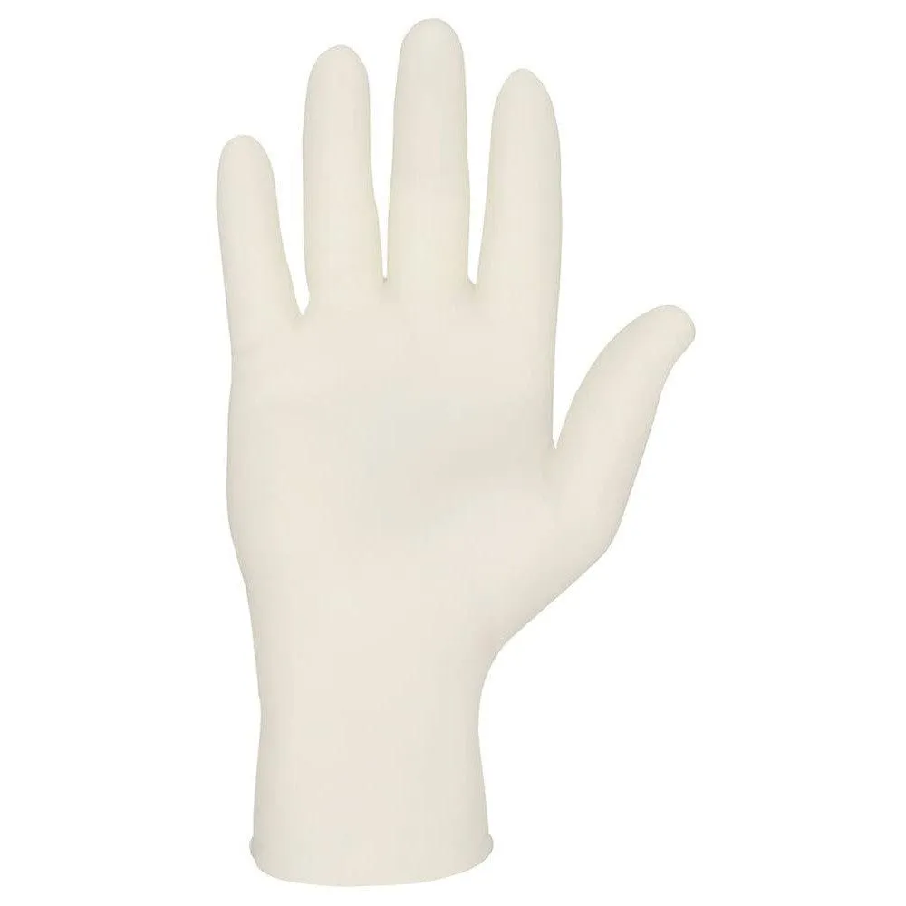 MCR Safety 5045 SensaTouch Disposable Gloves Natural Latex Medical Grade Powder Free 5-Mil (Box 100)