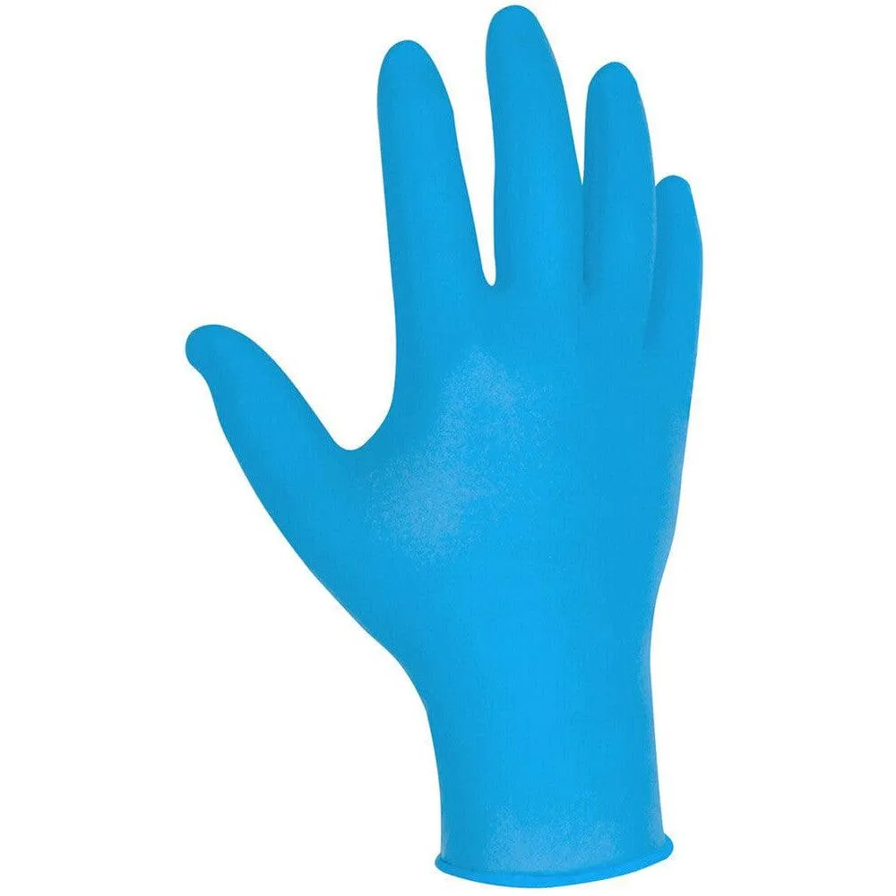 MCR Safety 6010 NitriShield Disposable Gloves Medical Grade Powder Free 4-Mil (Box 100)