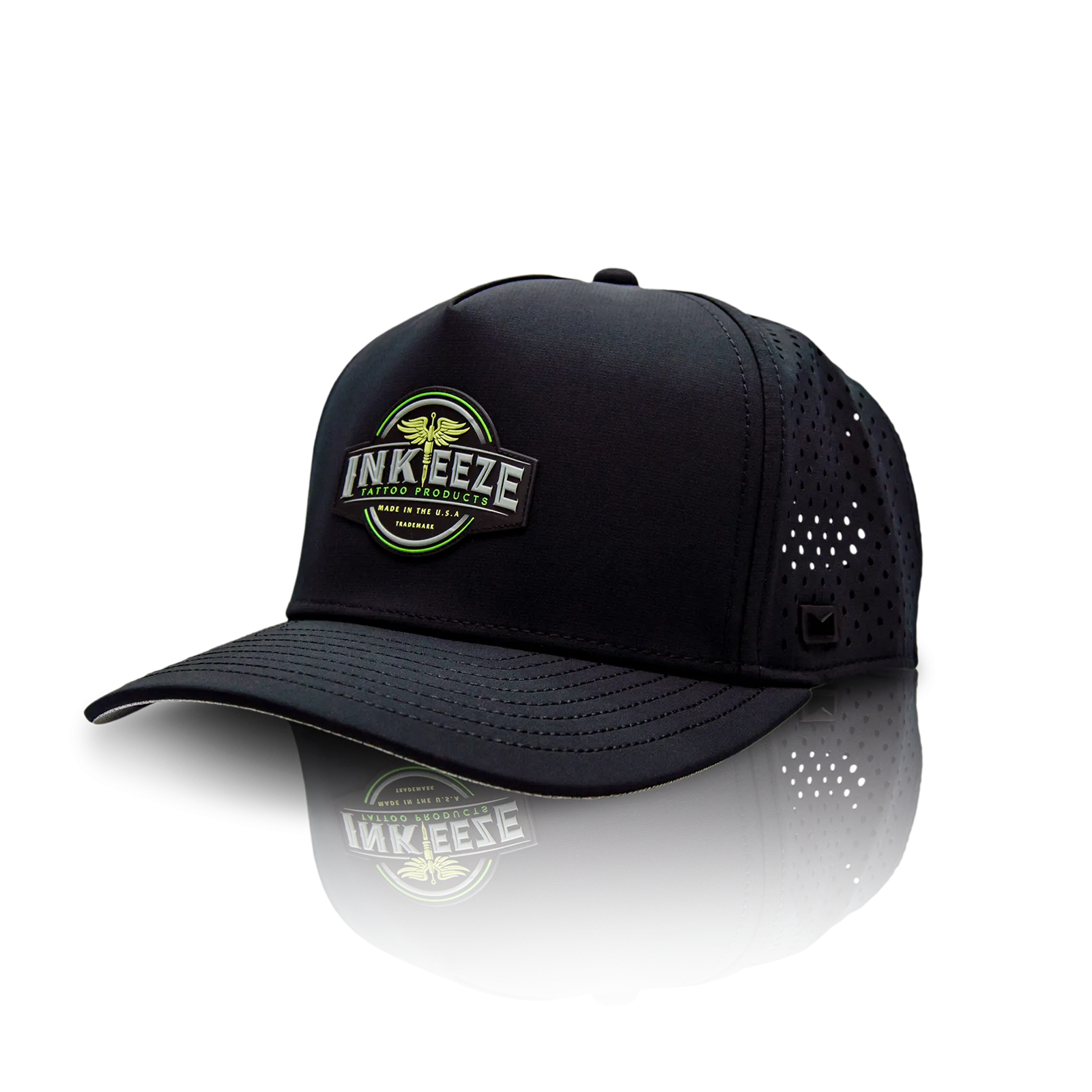 MELIN x INKEEZE PRO "ODYSSEY" HYDRO PERFORMANCE SNAPBACK HAT - BLK