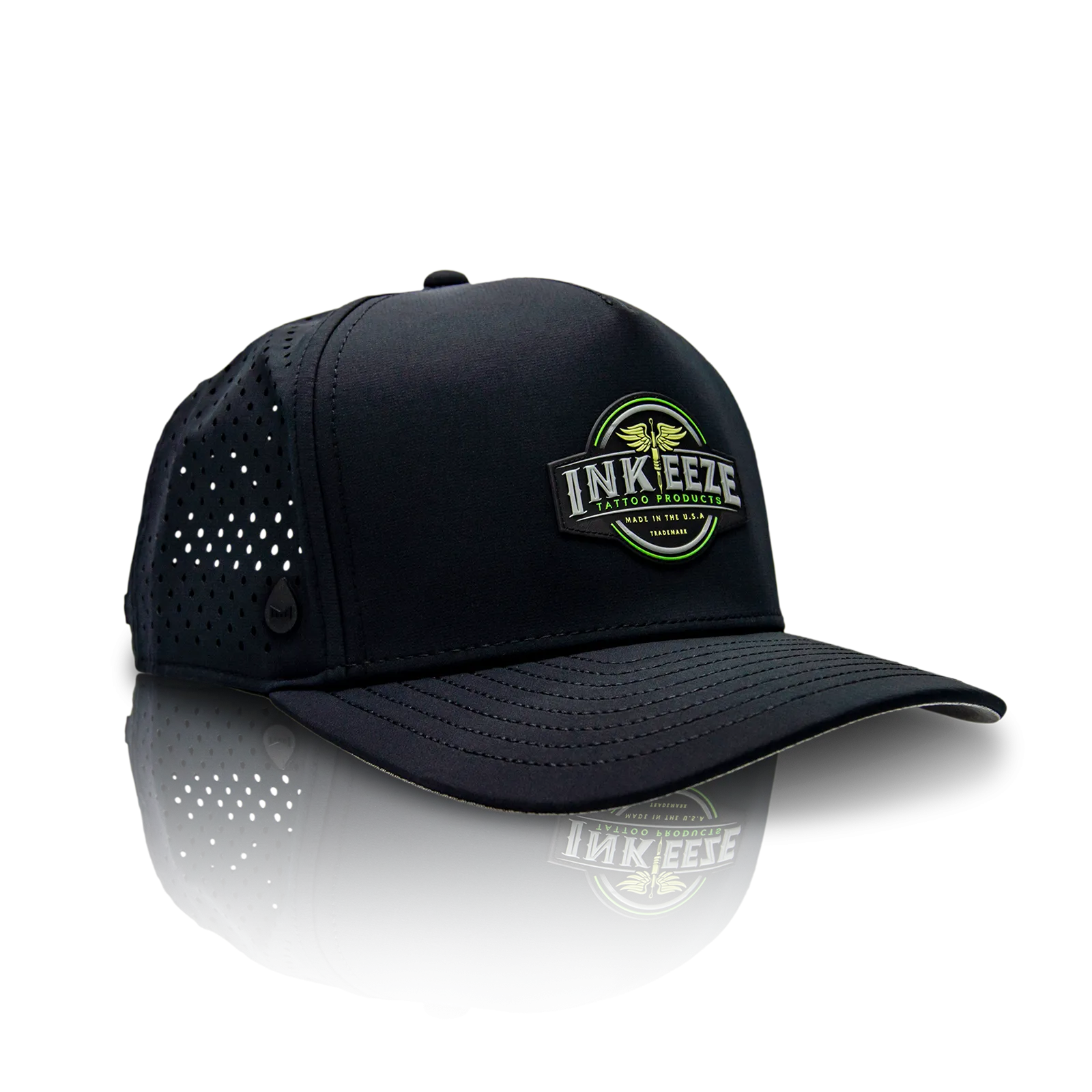 MELIN x INKEEZE PRO "ODYSSEY" HYDRO PERFORMANCE SNAPBACK HAT - BLK