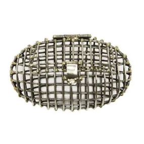 Oval Open Cage Clutch