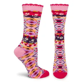 Ozone - Kilim Pink Women's Socks