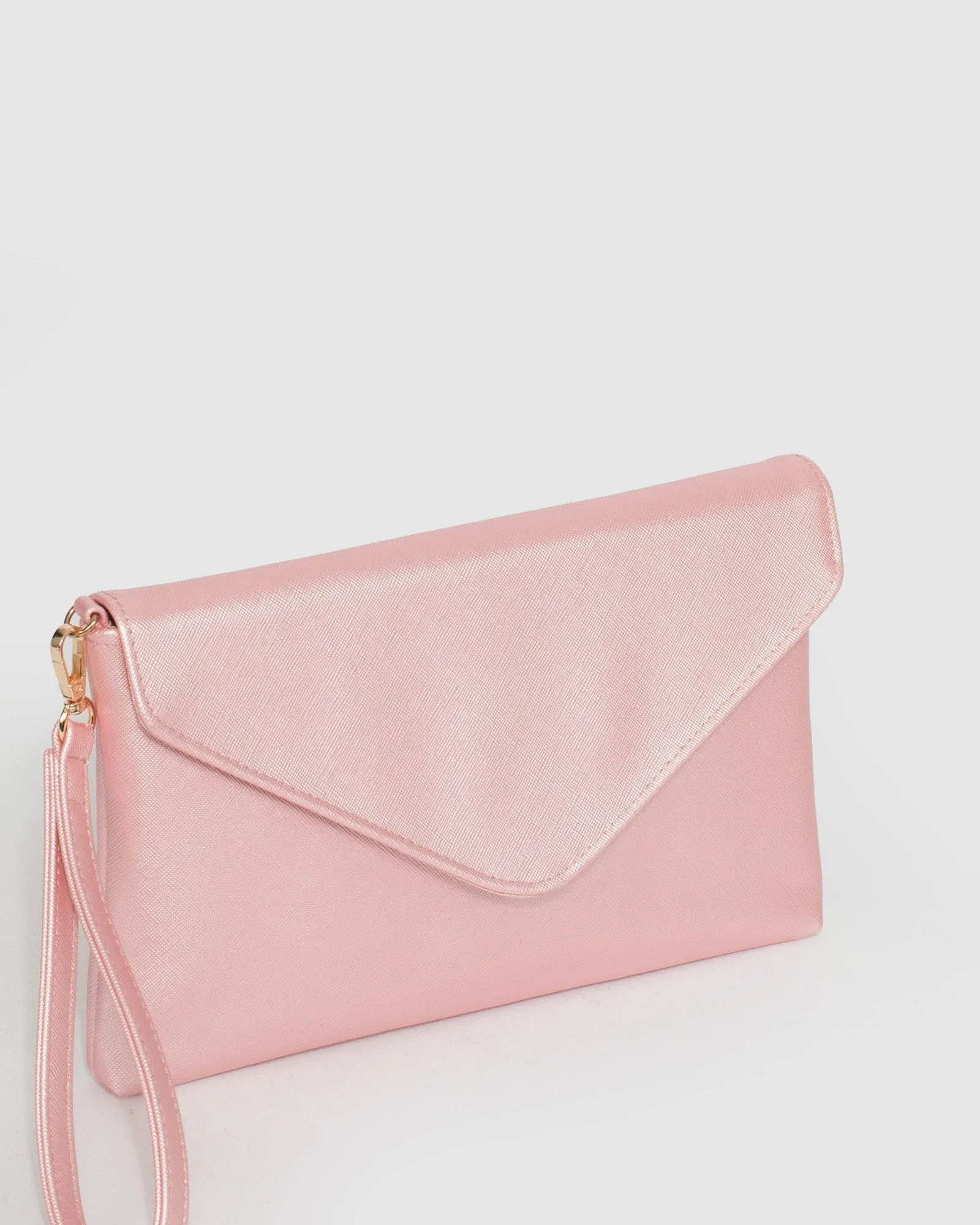Pink Ruby Wristlet Clutch Bag
