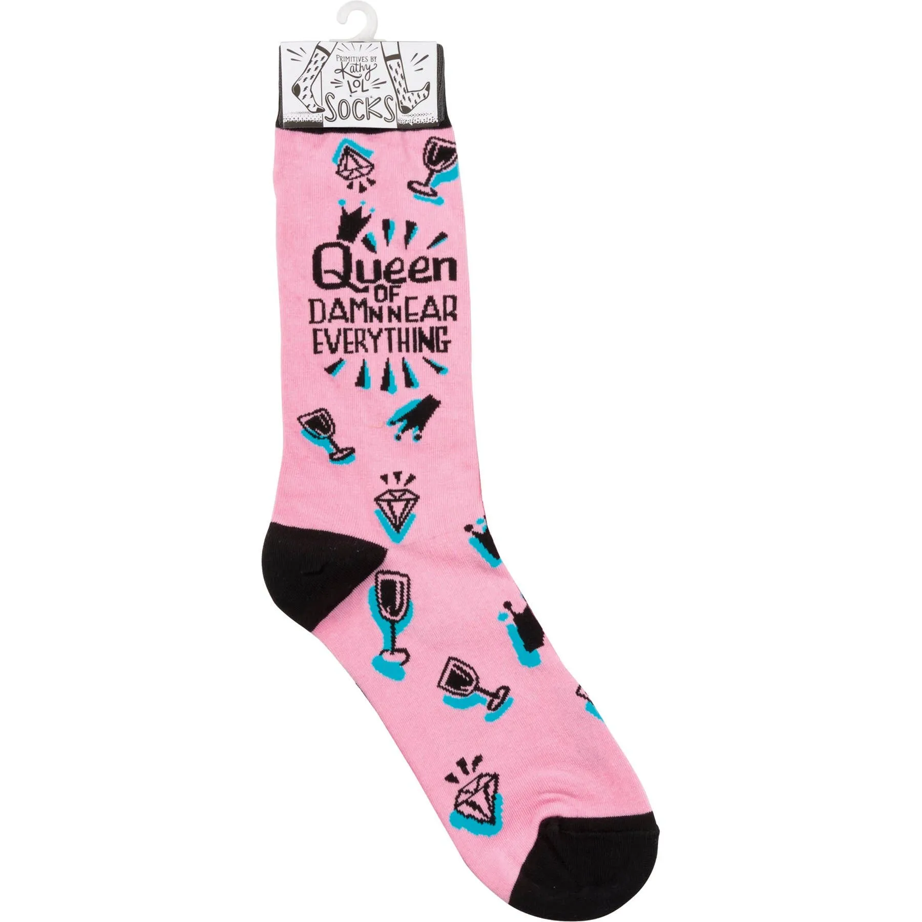 Queen Of Damn Near Everything Socks
