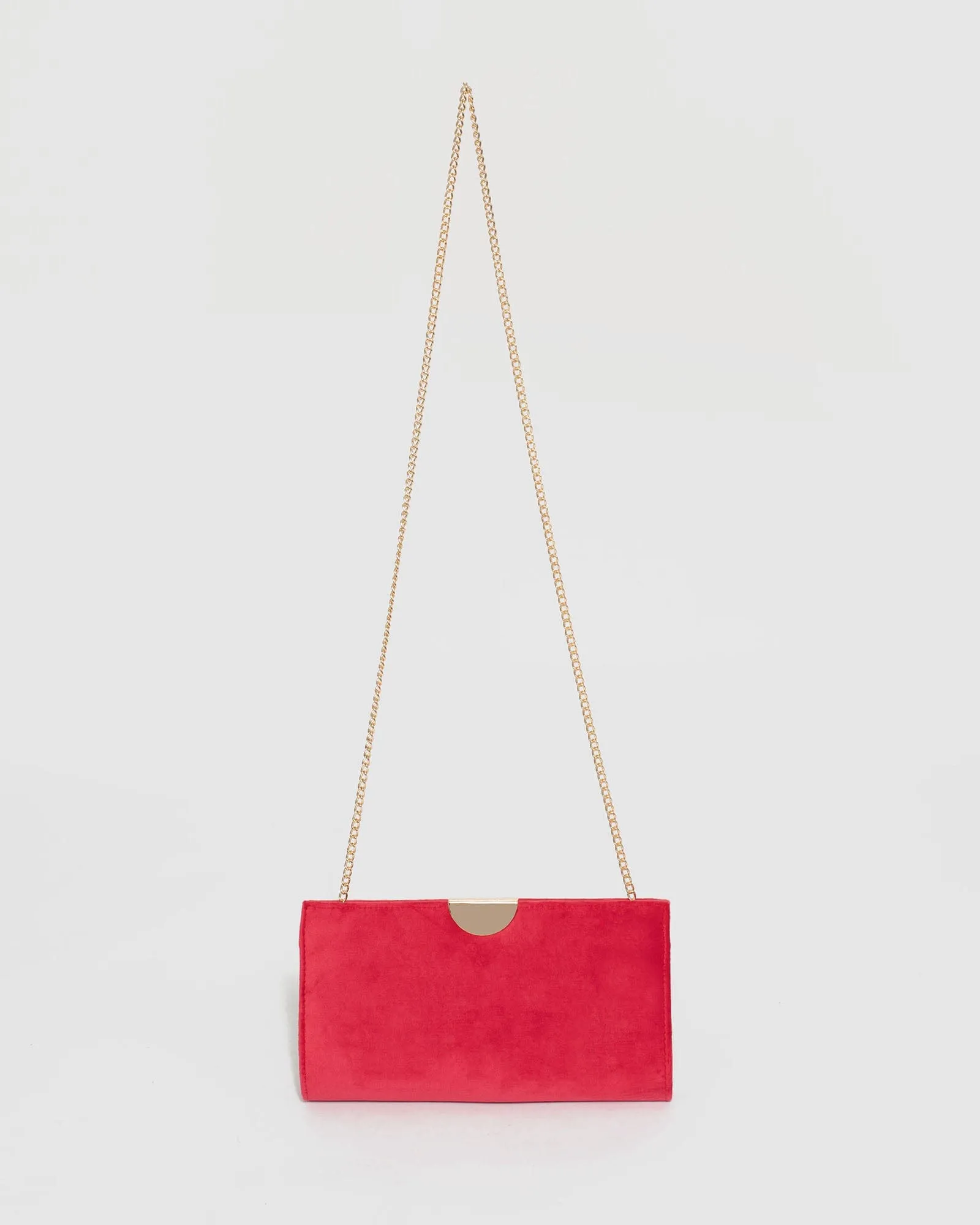 Red Carlie Clutch Bag