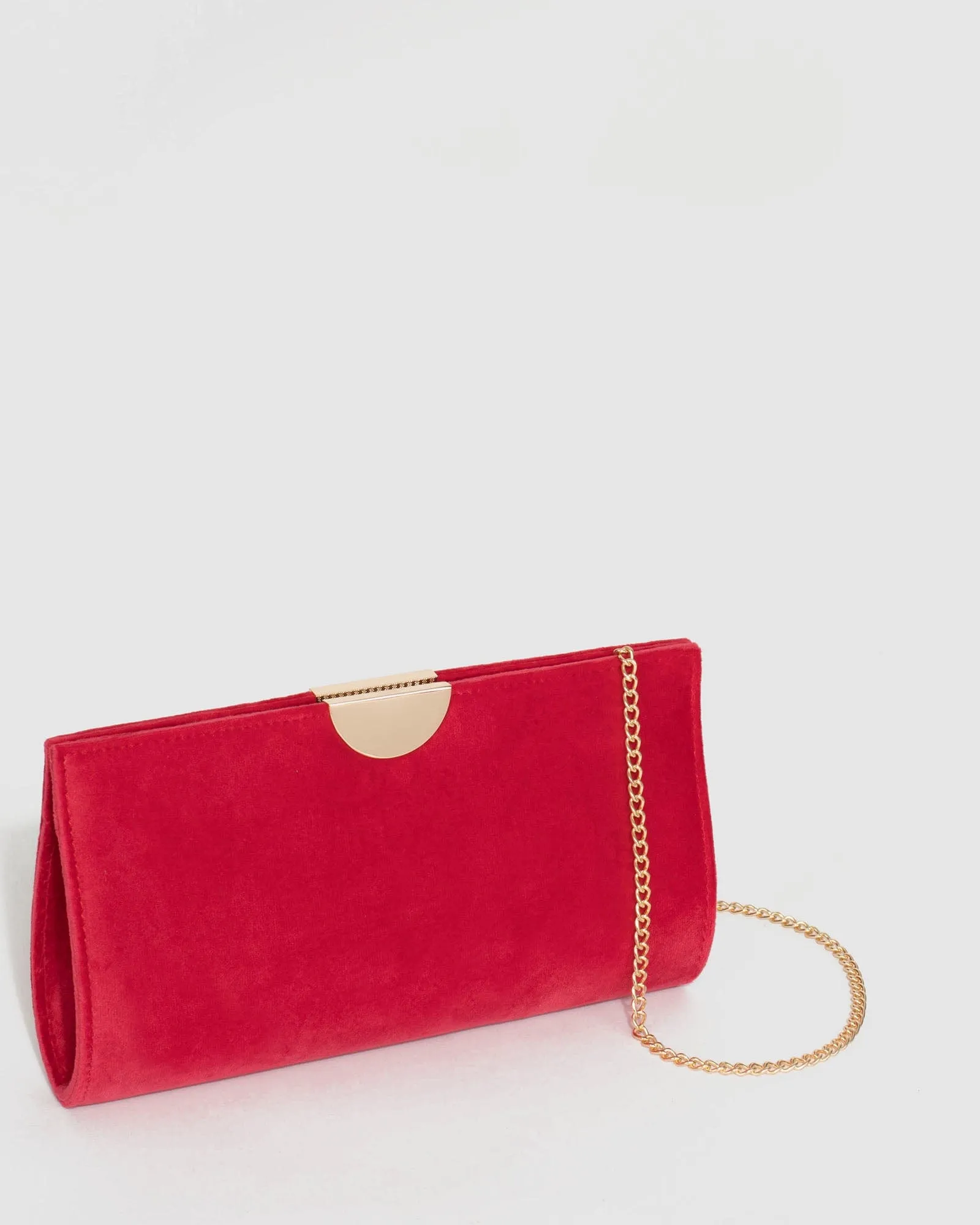 Red Carlie Clutch Bag