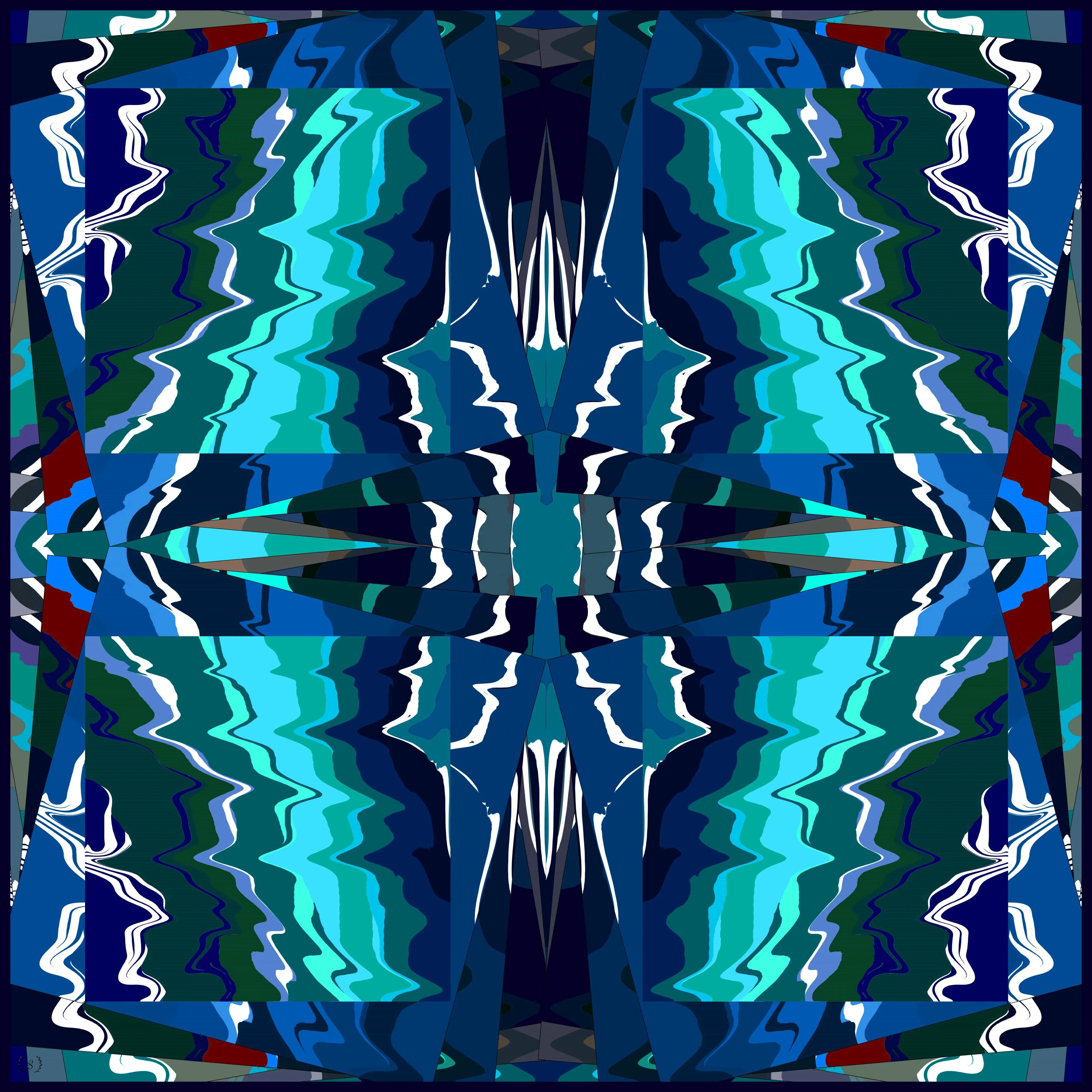 Samara Waves Indigo SH552-2 90cm