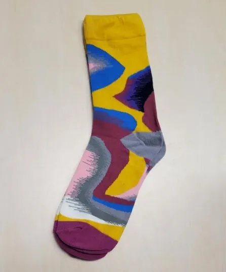 SF1097 Colorful Abstract Design Socks
