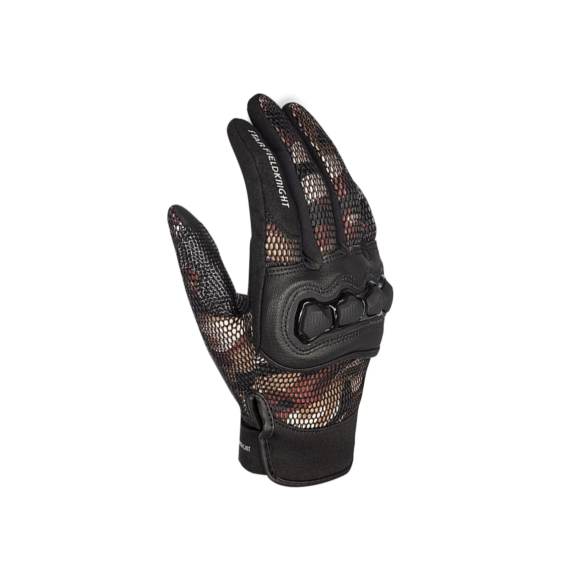 SKG Brown Motorcycle Full Finger Touch Screen Outdoor Riding Protection Gloves – 863421