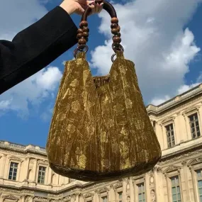 UAKISS  -  Streetwear Harajuku Embossing Top-Handle Bags Luxury Design Women Y2k Aesthetic Chic Clutches Vintage Grunge Purses and Handbags