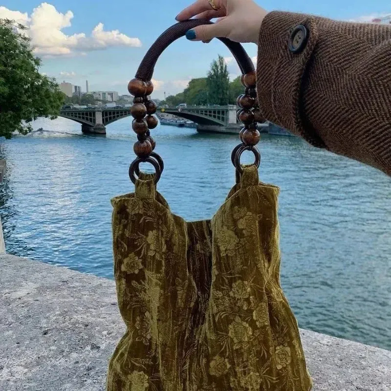 UAKISS  -  Streetwear Harajuku Embossing Top-Handle Bags Luxury Design Women Y2k Aesthetic Chic Clutches Vintage Grunge Purses and Handbags