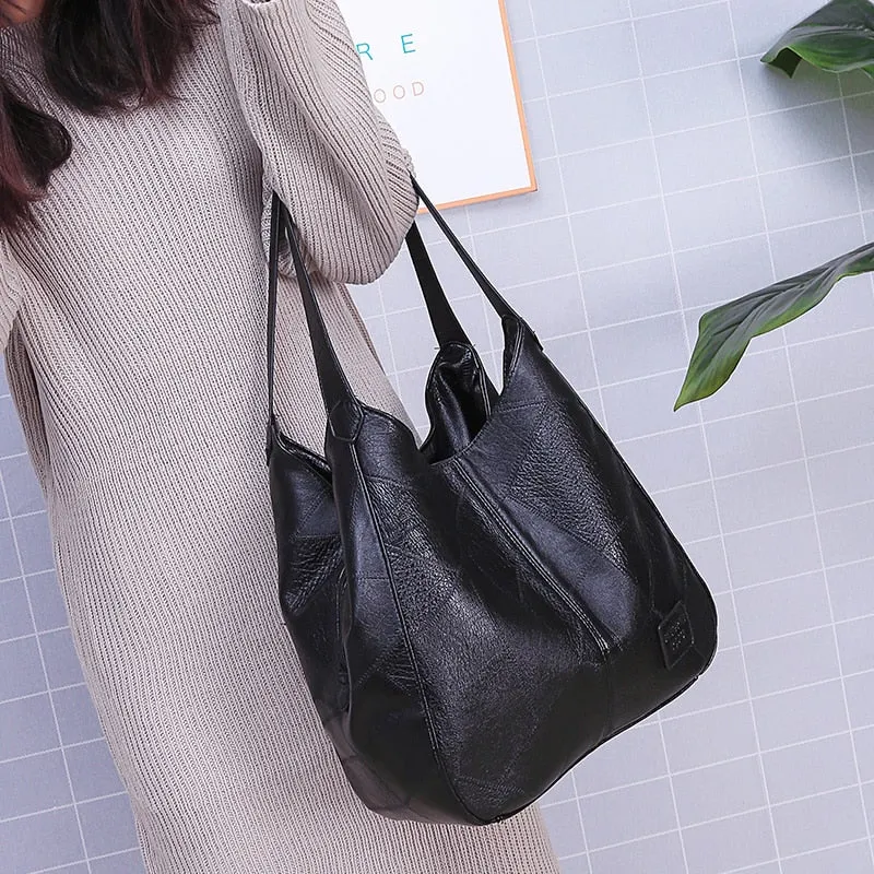 Vintage Leather luxury handbags women bags designer bags