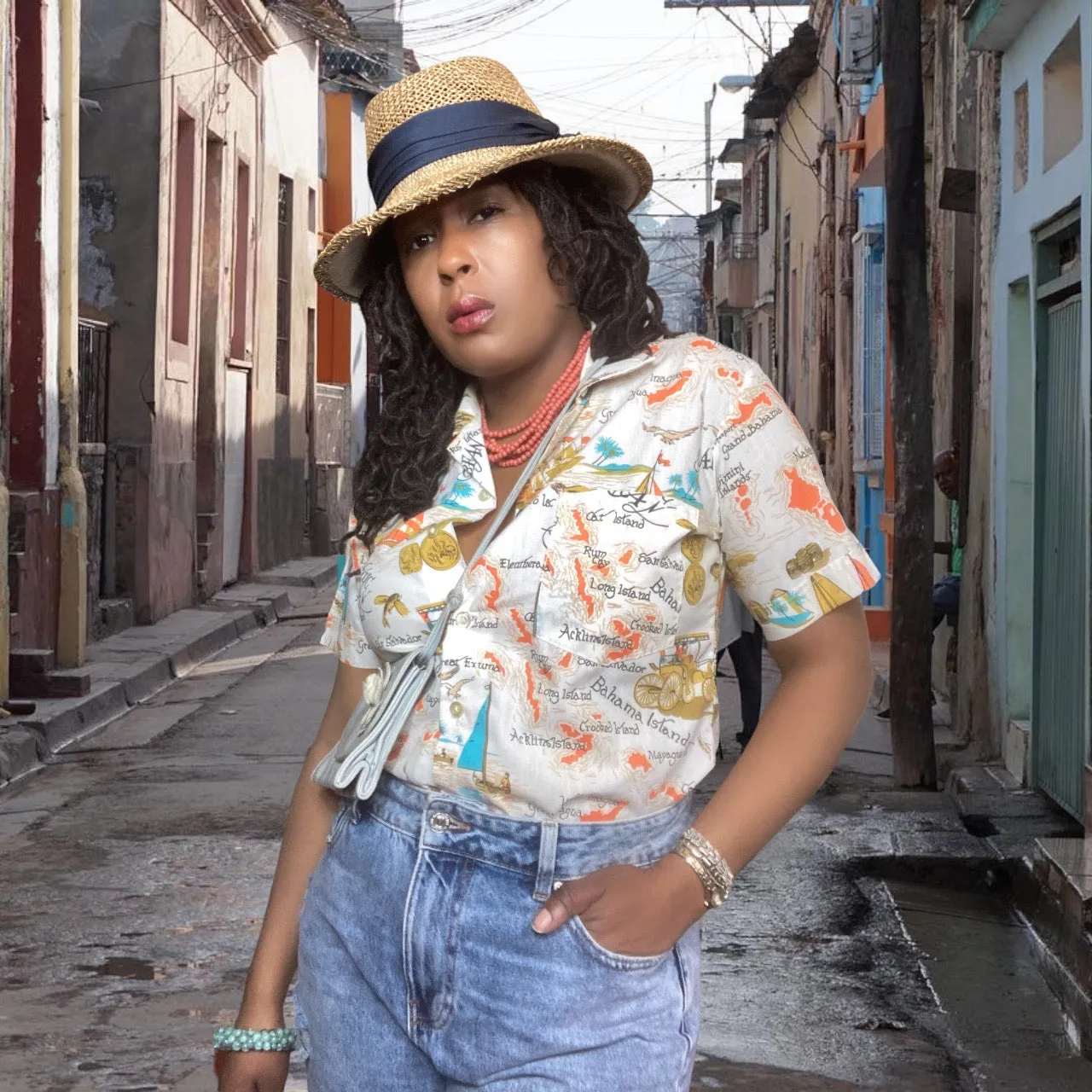 Vintage Panama Straw Hat