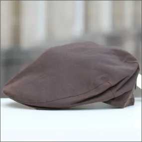 Wax Flat Brown Cap 