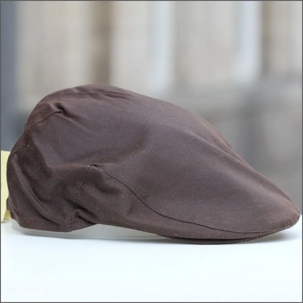 Wax Flat Brown Cap 