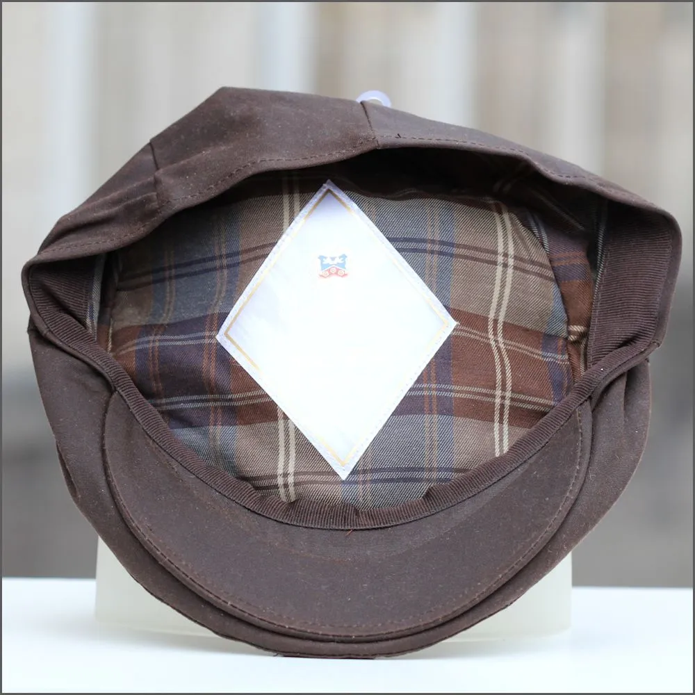Wax Flat Brown Cap 