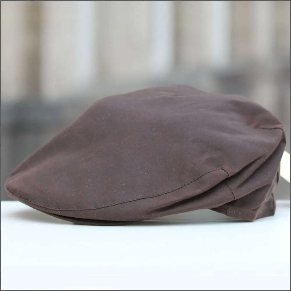 Wax Flat Brown Cap 