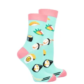 Women's Sushi Time Crew Socks