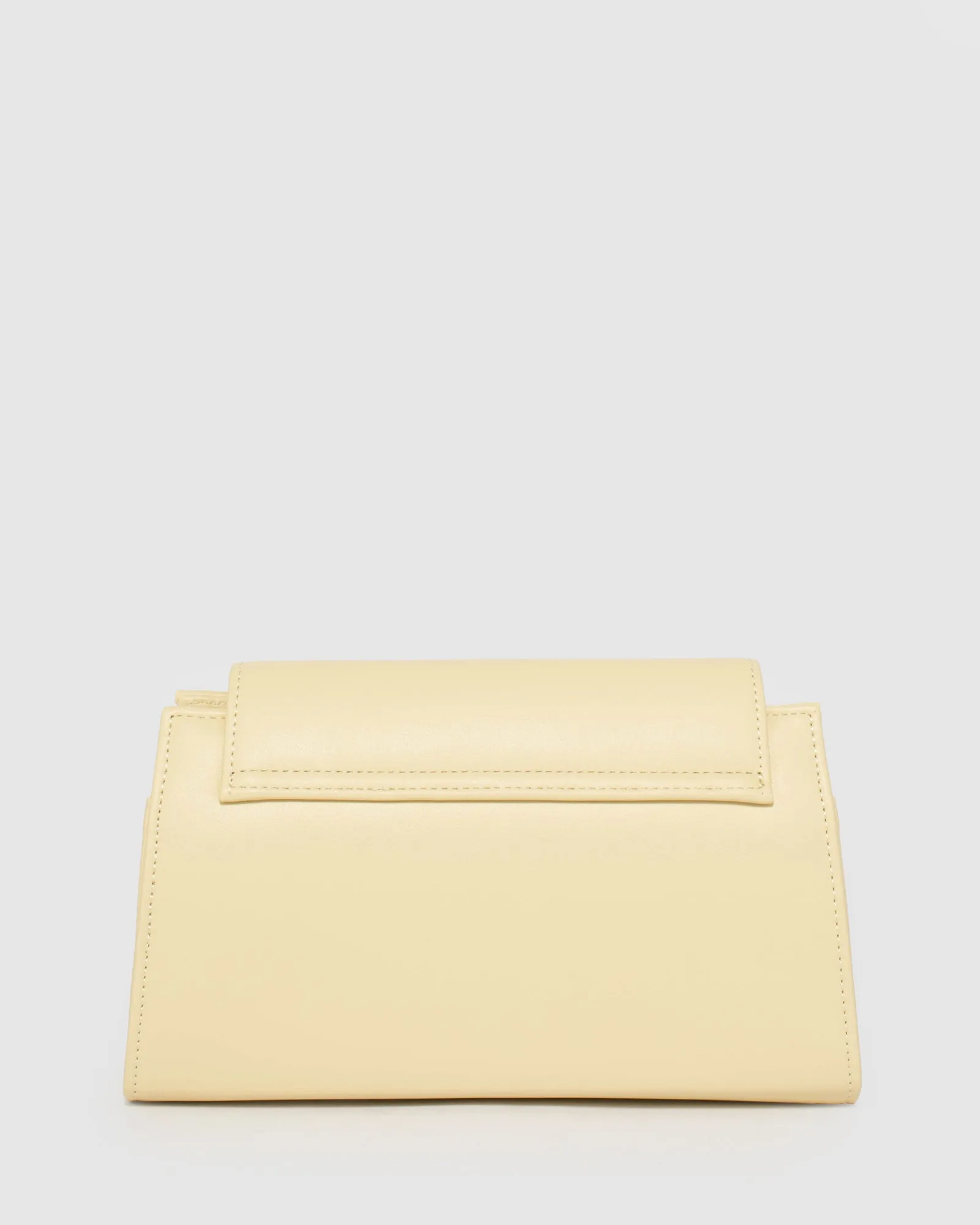Yellow Folk Clutch Bag